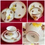 Порцеланови тройни сета за кафе, снимка 9
