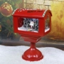 Музикална пощенска кутия „Santa North Pole“ с ефект на падащ сняг, снимка 5