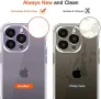 Нов Кристален Калъф за iPhone 14 Pro Max + 3 Закалени Стъкла Защита Айфон, снимка 6