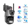 Професионална WIFi камера за наблюдение, TSS-P11-30, Full HD, с 2 4MP/4MP лещи, 8X увеличение, нощно, снимка 6