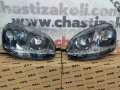Фарове за VW GOLF 5 - черни, снимка 1