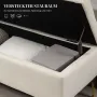 Пейка HOMCOM с място за съхранение, товароносимост до 120 кг, 120x44x44.5 см, бежова, снимка 4