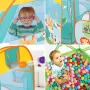 Палатка с детски кът и 25 топки по 5 сантиметра Fisher Price, снимка 4