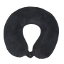 Анатомична пътна възглавница с мемори пяна, черна, 30x30 см_1219165, снимка 1
