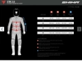 Кожено мото яке SHIMA STR 2.0 Fluo/Black гърбица,протектори,вентилация, снимка 3