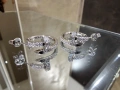 CARTIER Nail Juste un Clou Hoop Silver Diamonds Дамски Обеци Пирон, снимка 3