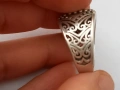 Четири броя мъжки сребърни пръстена, снимка 12