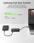 Нов USB-C адаптер Belkin с HDMI 4K 60Hz бърз трансфер 10Gbps 100W Хъб, снимка 6