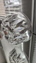 *Cristal d'Arques*Франция сервиз от 6 бр.тежки кристални чаши с диамантена шарка, снимка 7