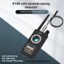 Професионален Детектор за Камери GPS Сигнал Радио Тракер GSM Аудио Бъгс 1MHz-8GHz + Магнитомер K18S, снимка 10