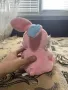 Розово плюшено зайче , снимка 2
