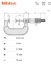Микрометър зъбомер MITUTOYO , снимка 10