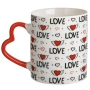 Керамична чаша със сърце и ключодържател за Свети Валентин 350 мл_1251675, снимка 3