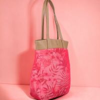 Модна дамска чанта David Jones//с красив тропически принт и фламинго//3 цвята//еко кожа, снимка 9 - Чанти - 45096056
