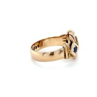 Златен дамски пръстен с брилянт 5,97гр. размер:56 9кр. проба:375 модел:23569-1, снимка 3 - Пръстени - 45408273