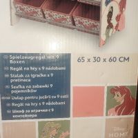Disney Princess шкаф за съхранение на детски играчки с 9 кутии розов , снимка 5 - Мебели за детската стая - 45892700