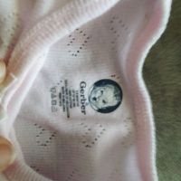 0-4м Gerber памучно боди пижама, снимка 4 - Бодита за бебе - 45404381