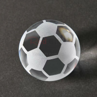 LED Светеща кристална топка/лампа, 3D сензорна - Футболна топка, снимка 4 - Настолни лампи - 45035014