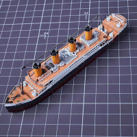 3D лазерно изрязан металeн цветен пъзел Titanic - Направи си сам, снимка 3 - Пъзели - 45021759