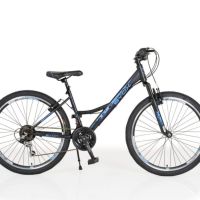 Велосипед със скорости 26″ PRINCESS черна/син

, снимка 3 - Детски велосипеди, триколки и коли - 45469745