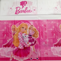 Барби barbie принцеса найлонова покривка за парти рожден ден, снимка 1 - Домашни продукти - 20527911