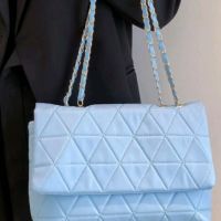 Дамска чанта в синьо или екрю, снимка 9 - Чанти - 45543271