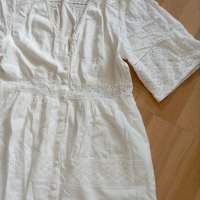 Нова бяла 2-3ХЛ рокля, снимка 6 - Рокли - 45382967
