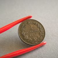 Монета - Италия - 2 чентесими | 1867г., снимка 1 - Нумизматика и бонистика - 45482898