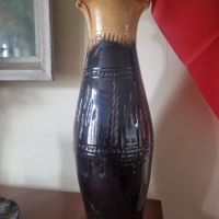 Стара керамична ваза , снимка 2 - Вази - 45652694