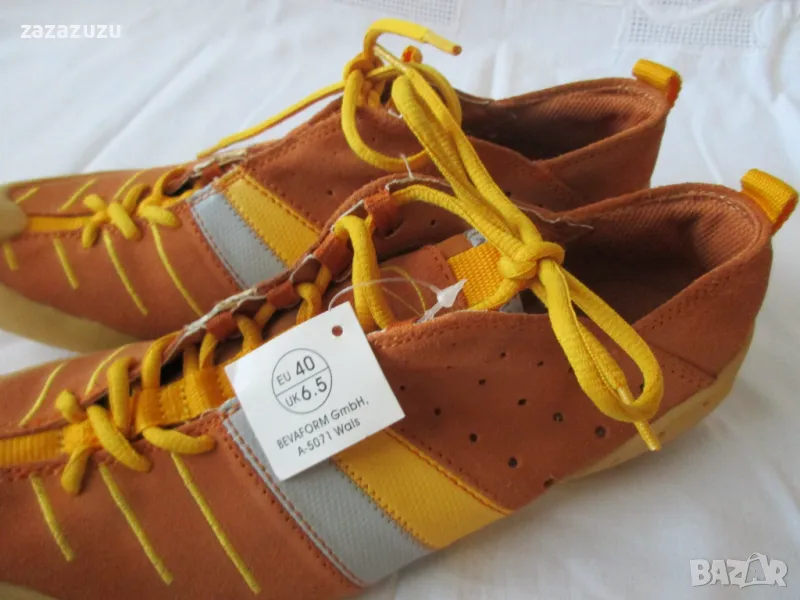 ЕСТЕСТВЕНА КОЖА дамски спортни мокасини на CASUEL, снимка 1