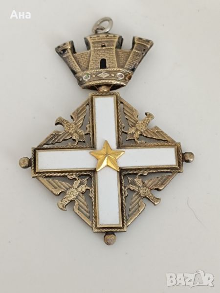 Сребърен Италиански орден за заслуги към Републиката

, снимка 1