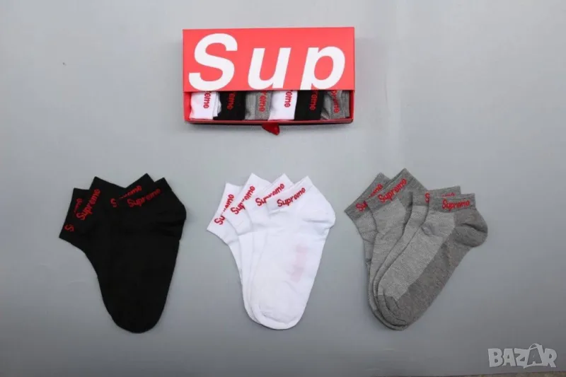 чорапи в кутия supreme, снимка 1