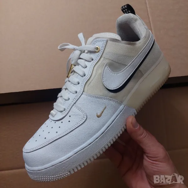 маратонки Nike Air Force 1 React 'White Sail Black' номер 44 ,5, снимка 1