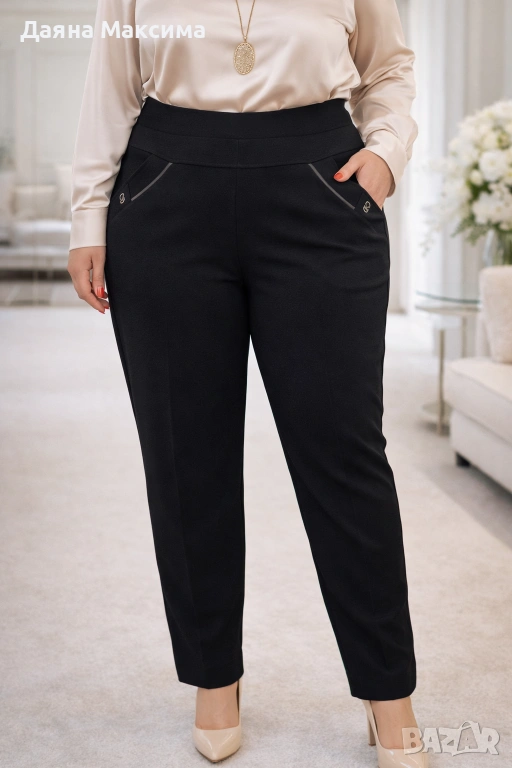 МАКСИ черен панталон💥неватиран , снимка 1