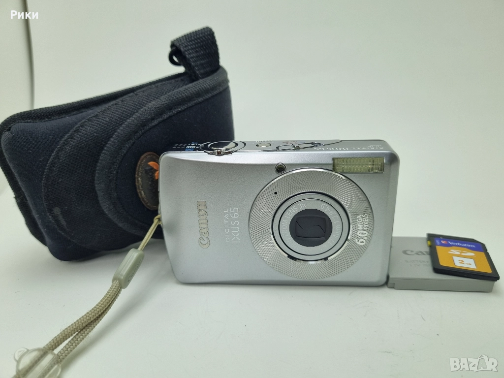 Canon IXUS 65 IS Digital Compact Camera 6.0 MP - 3x Optical IS Zoom , снимка 1