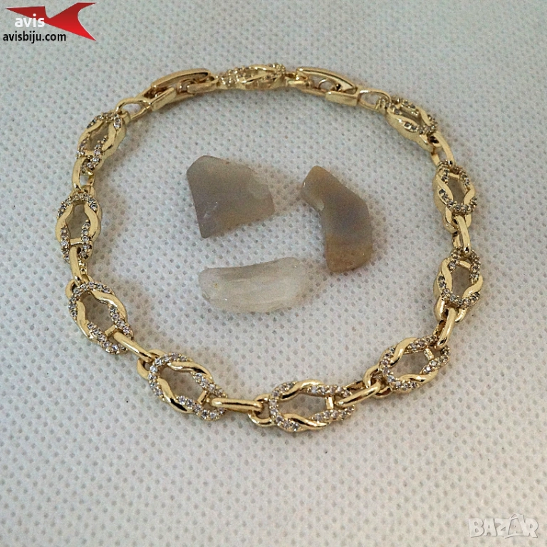 Гривна с 14К златно покритие 234835, снимка 1