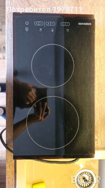 Плот за вграждане Samsung C21RJAN, Електрически, 2 Керамични повърхности, Тouch контрол, снимка 1