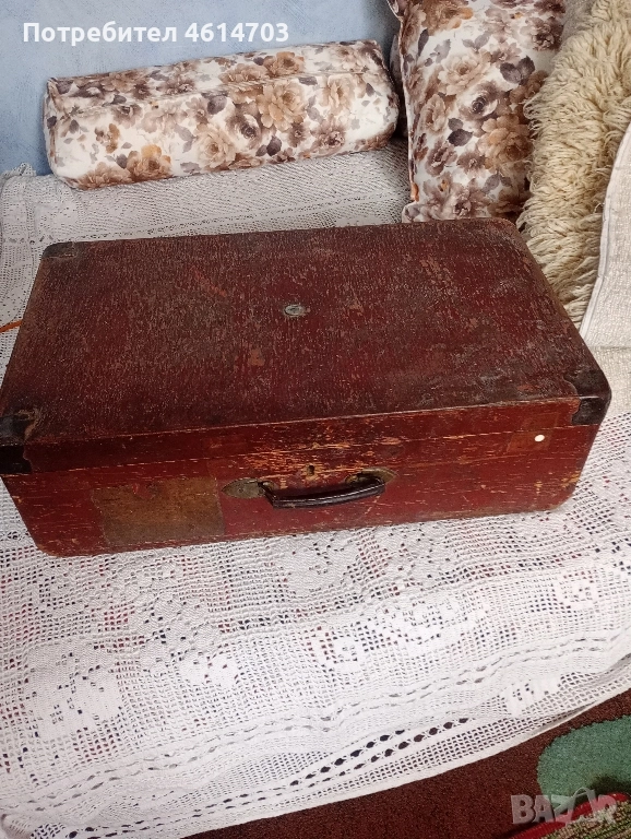 Стар ретро куфар,запазен, снимка 1