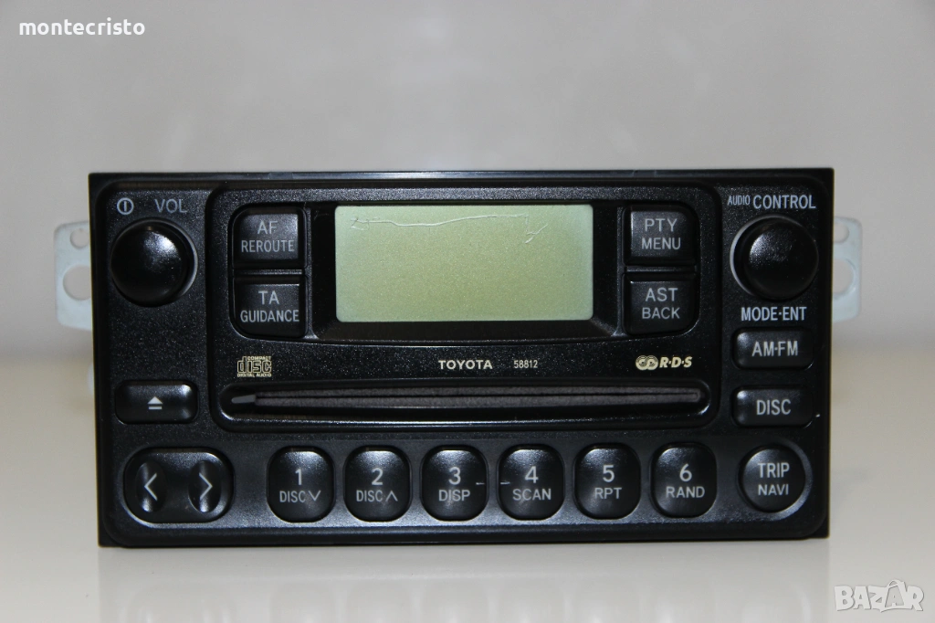 CD RADIO Toyota Rav-4 (2000-2005г.) 86120-42130 / 8612042130 Тойота Rav4 касетофон плеър, снимка 1
