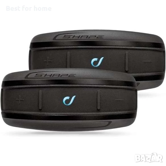  Shape Двоен комплект от 2 BLUETOOTH интерфона за мотоциклетна каска, снимка 1