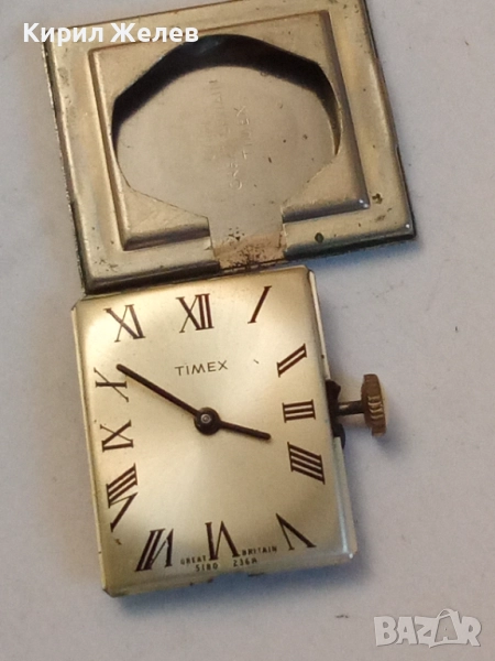 Механизъм с циферблат от стар ръчен часовник 52093, снимка 1