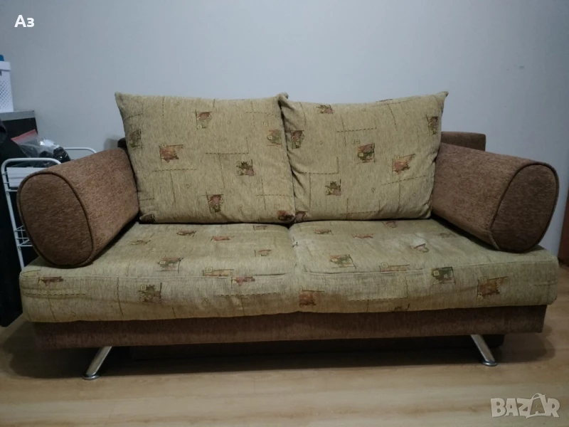 Кафяв диван, снимка 1