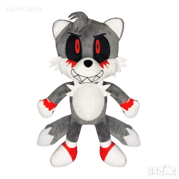 Плюшена играчка Соник , Сив, Sonic, 30cm, снимка 1