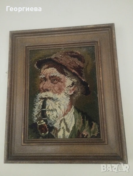 Продавам гоблен "Старият моряк", снимка 1