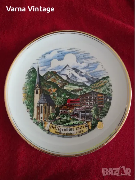 Колекционерска порцеланова чиния HEILIGENBLUT 1301m. WS QUALITÄT HAND MADE Германия., снимка 1