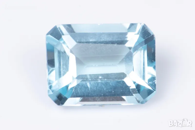 Син топаз 2.04ct 8x6mm VS октагон шлифовка №14, снимка 1