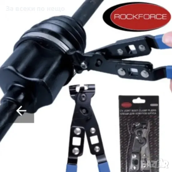 Клещи за скоби на маншони ROCKFORCE, снимка 1