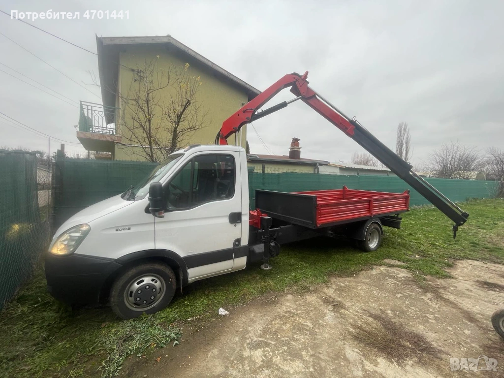 Tранспортни услуги със самосвал до 3,5 тона, оборудван с кран, снимка 1