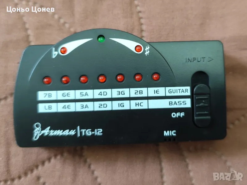 Тунер за китара "Axman TG-12", снимка 1
