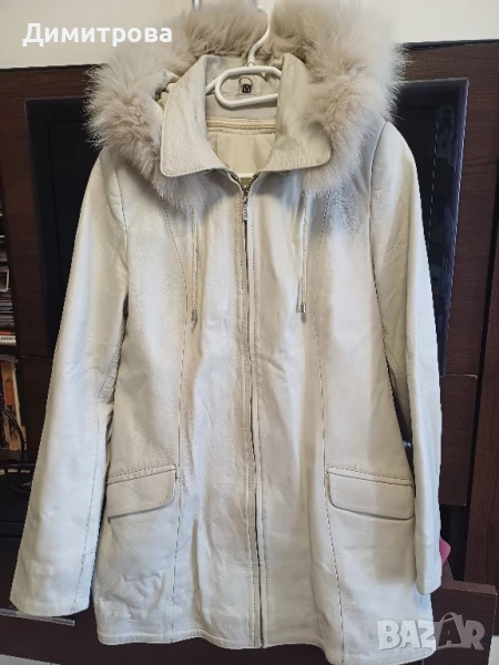 Дамско яке от естествена кожа, снимка 1